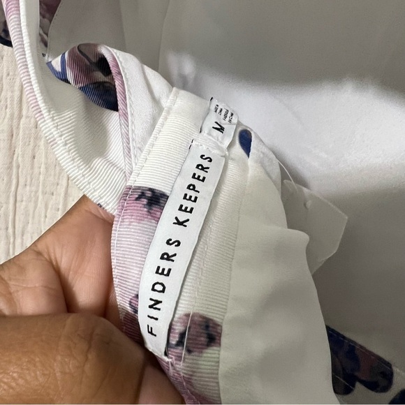 Finders Keepers Floral Sleeveless Young Spirit Mini Dress Suze Medium - Picture 7 of 9